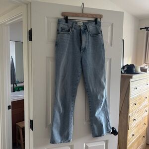 Agolde Pinch Waist High Rise Kick in Riptide